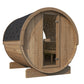 SaunaLife Model E8W Sauna Barrel-Window ERGO Series Sauna Barrel 87"D x 81"H (Diameter) Rear Window