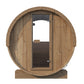 SaunaLife Model E8W Sauna Barrel-Window ERGO Series Sauna Barrel 87"D x 81"H (Diameter) Rear Window