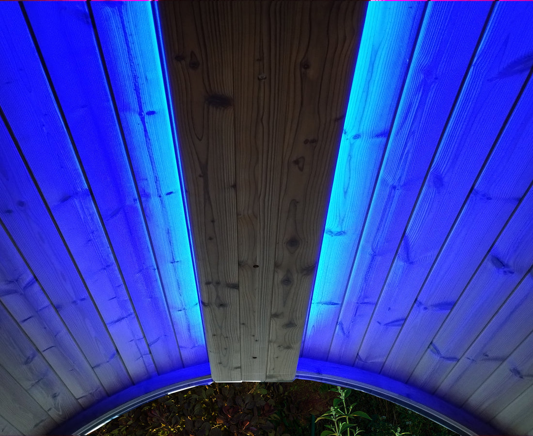 SaunaLife E-Mood Color LED Light System for Ergo Series Sauna Barrels