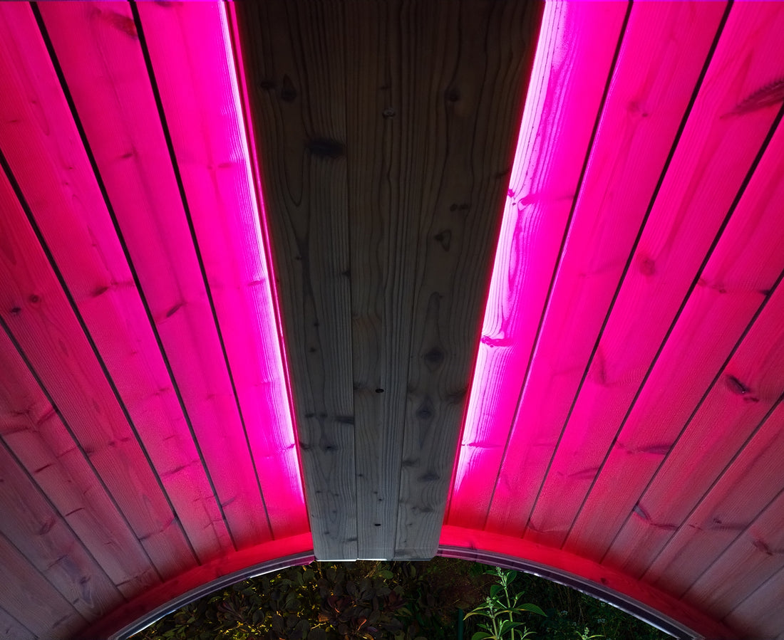SaunaLife E-Mood Color LED Light System for Ergo Series Sauna Barrels