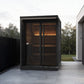 SaunaLife Model GL4B Garden Luxury Series Outdoor Home Sauna Kit, DIY, Paint Included, Up to 4 Persons