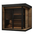 SaunaLife Model GL6 Garden Luxury Series Outdoor Home Sauna Kit, Up to 6 Persons