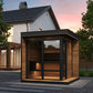 SaunaLife Model GL6 Garden Luxury Series Outdoor Home Sauna Kit, Up to 6 Persons