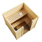 SaunaLife Model G2 Garden-Series Outdoor Home Sauna DIY Kit w/LED Light System, Up to 4 Persons