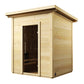 SaunaLife Model G2 Garden-Series Outdoor Home Sauna DIY Kit w/LED Light System, Up to 4 Persons