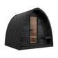 SaunaLife Model G3B Garden Series Outdoor Home Sauna Kit, DIY, Paint Included, Up to 6 Persons