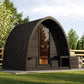 SaunaLife Model G3B Garden Series Outdoor Home Sauna Kit, DIY, Paint Included, Up to 6 Persons