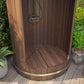 SaunaLife Barrel Shower Model R3 Rain-Series Outdoor Barrel Shower Kit 53"Wx90"H