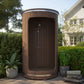 SaunaLife Barrel Shower Model R3 Rain-Series Outdoor Barrel Shower Kit 53"Wx90"H
