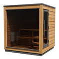 ThermaSol Nordic Dawn Fully Assembled Outdoor Sauna, Nordic Pine, Up to 4 Persons