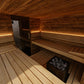 ThermaSol Ombra Sauna Cabin Fully Assembled Outdoor Sauna, Stopsol Bronze Glass, Up to 5 Persons