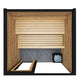 ThermaSol Spectra Sauna Cabin Fully Assembled Outdoor Sauna, Tinted Glass-Front, Up to 4 Persons