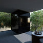 ThermaSol Vera Sauna Cabin Fully Assembled Outdoor Sauna, Tinted Parsol Glass, Up to 3 Persons
