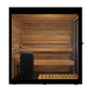 ThermaSol Vera Sauna Cabin Fully Assembled Outdoor Sauna, Tinted Parsol Glass, Up to 3 Persons