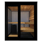 ThermaSol Vue Sauna Cabin Fully Assembled Outdoor Sauna, Mirrored Glass, Up to 4 Persons