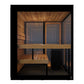ThermaSol Vue Sauna Cabin Fully Assembled Outdoor Sauna, Mirrored Glass, Up to 4 Persons