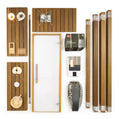 Carbon Smart Saunas - 7' x 10' x 8' - by Finnish Sauna Builders