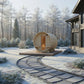 Turku Finnish Barrel Sauna with Terrace and WiFi Heater