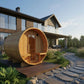 Turku Finnish Barrel Sauna with Terrace and WiFi Heater