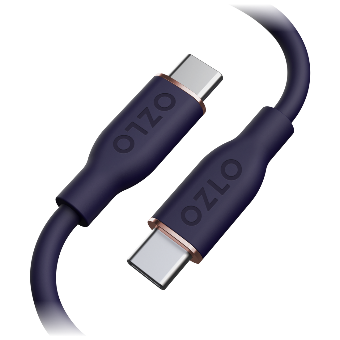 Ozlo USB-C to C Silicone Charging Cable