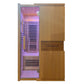 Blisspod | Milano | Full Spectrum Sauna Canadian Hemlock Ultra Low EMF | 6 Far Infrared & Red Glass Heater & Chromotherapy | 2 Person
