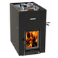 Harvia Linear 22 GreenFlame Series, 15.7kW, Water Tank, Wood Sauna Stove