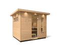 KOHLER C2™ OUTDOOR SAUNA, LARGE - DOUGLAS FIR EXTERIOR/SPRUCE INTERIOR-SEATS UP TO 6 PEOPLE