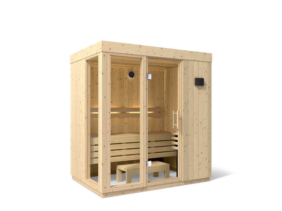 KOHLER C1™ INDOOR SAUNA, MEDIUM, NO FLOOR - SEATS UP TO 3 PEOPLE
