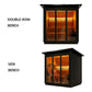 Custom 4-Person Luxury Spruce Outdoor Steam Sauna With Heater And Stones [Made-To-Order]