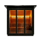 Custom 8-Person Luxury Canadian Hemlock Outdoor Steam Sauna With Heater And Stones [Made-To-Order]