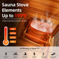 Custom 4-Person Luxury Canadian Hemlock Outdoor Steam Sauna With Heater And Stones [Made-To-Order]