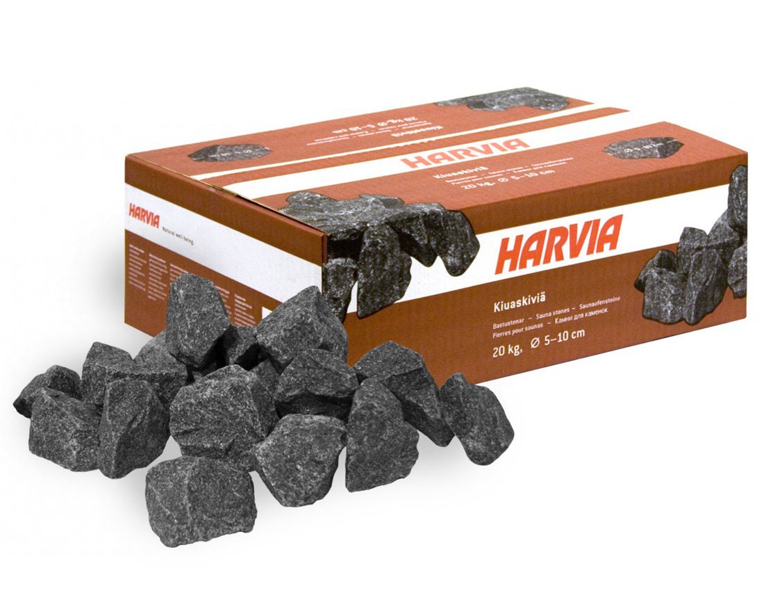 Harvia Sauna heater stones, Split Face, 5-10cm - ONLY AVAILABLE WITH THE PURCHASE OF A HARVIA SAUNA HEATER OR STOVE