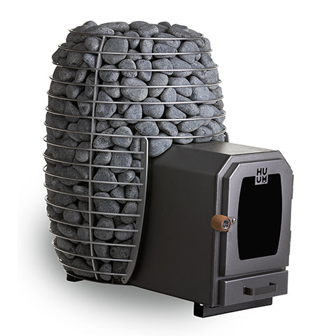 HIVE Wood Series 17.0kW Wood-Fired Sauna Stove Package w/ Firebox Extension
