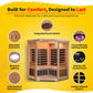 Sonoma 3-Person Hemlock Infrared Corner Sauna with 7 Carbon Heaters