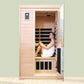 Thermora Ivara Luxury 2-Person Hemlock Wood FAR Infrared Sauna Room