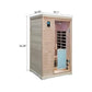Thermora Ivara Luxury 2-Person Hemlock Wood FAR Infrared Sauna Room