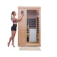Thermora Ivara Luxury 2-Person Hemlock Wood FAR Infrared Sauna Room