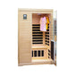 Thermora Ivara Luxury 2-Person Hemlock Wood FAR Infrared Sauna Room