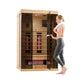 Thermora Valen Luxury 2-Person Low EMF FAR Infrared Heat Wood Home Personal Spa Sauna