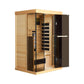 Thermora Valen Luxury 2-Person Low EMF FAR Infrared Heat Wood Home Personal Spa Sauna