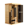 Thermora Valen Luxury 2-Person Low EMF FAR Infrared Heat Wood Home Personal Spa Sauna