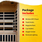 Coronado 2-Person Hemlock Deluxe Infrared Sauna with 6 Carbon Heaters