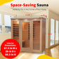 Sonoma 4-Person Hemlock Infrared Sauna with 9 Carbon Heaters