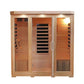 Sonoma 4-Person Hemlock Infrared Sauna with 9 Carbon Heaters
