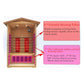 Thermora Deluxe 2-Person Outdoor Mahogany Low EMF Far Infrared Sauna With Bluetooth Audio And LED Lights