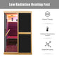 Thermora Premium Large 2-Person V-Shaped FAR Infrared Sauna Room With Double Glass Doors