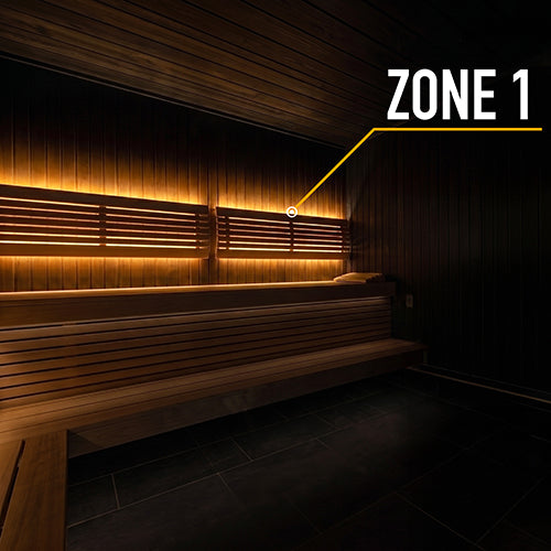 PROSAUNAS Single-Zone Linear White LED Neon Light Kit