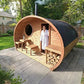 SaunaLife Model G11 Garden Series Outdoor Home Sauna Suite Kit, Up to 8 Persons