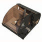 SaunaLife Model G11B Garden Series Outdoor Home Sauna Suite Kit, DIY, Paint Included, Up to 8 Persons