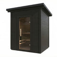 SaunaLife Model G2B Garden Series Outdoor Home Sauna Kit, DIY, Paint Included, Up to 4 Persons